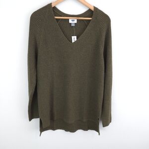 Old Navy Women's Shaker Knit V-Neck Pull-Over Sweater
